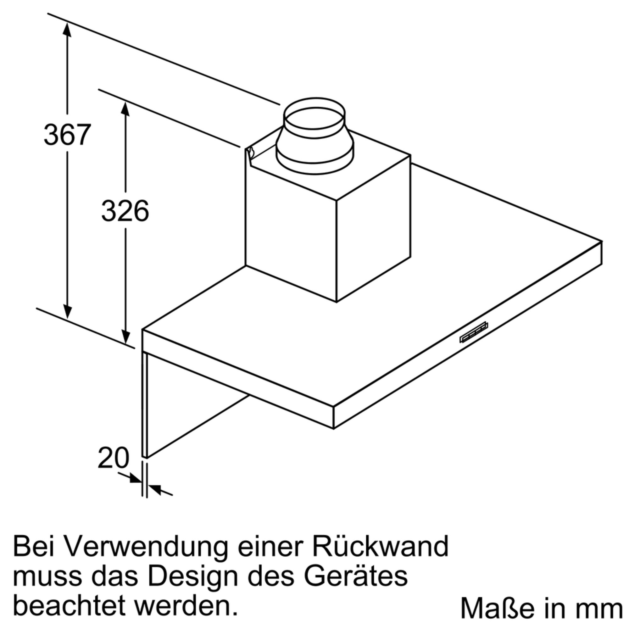 Bosch MDA Wandesse Serie2 DWB66BC50