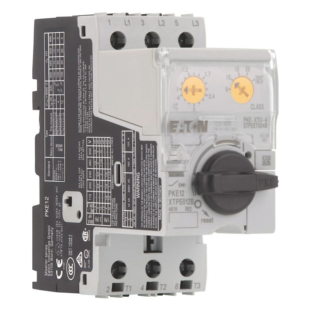 Eaton (Moeller) Motorschutzschalter 3pol. 1-4A PKE12/XTU-4