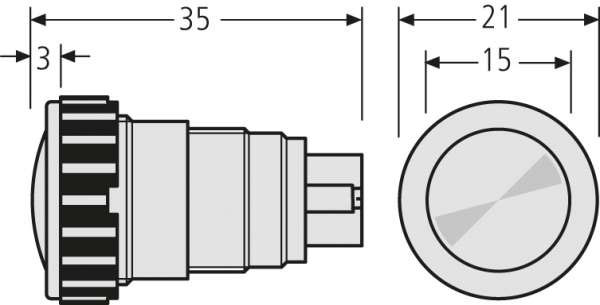 Renz Metallwaren. Klingelknopf 97-9-85148 eds
