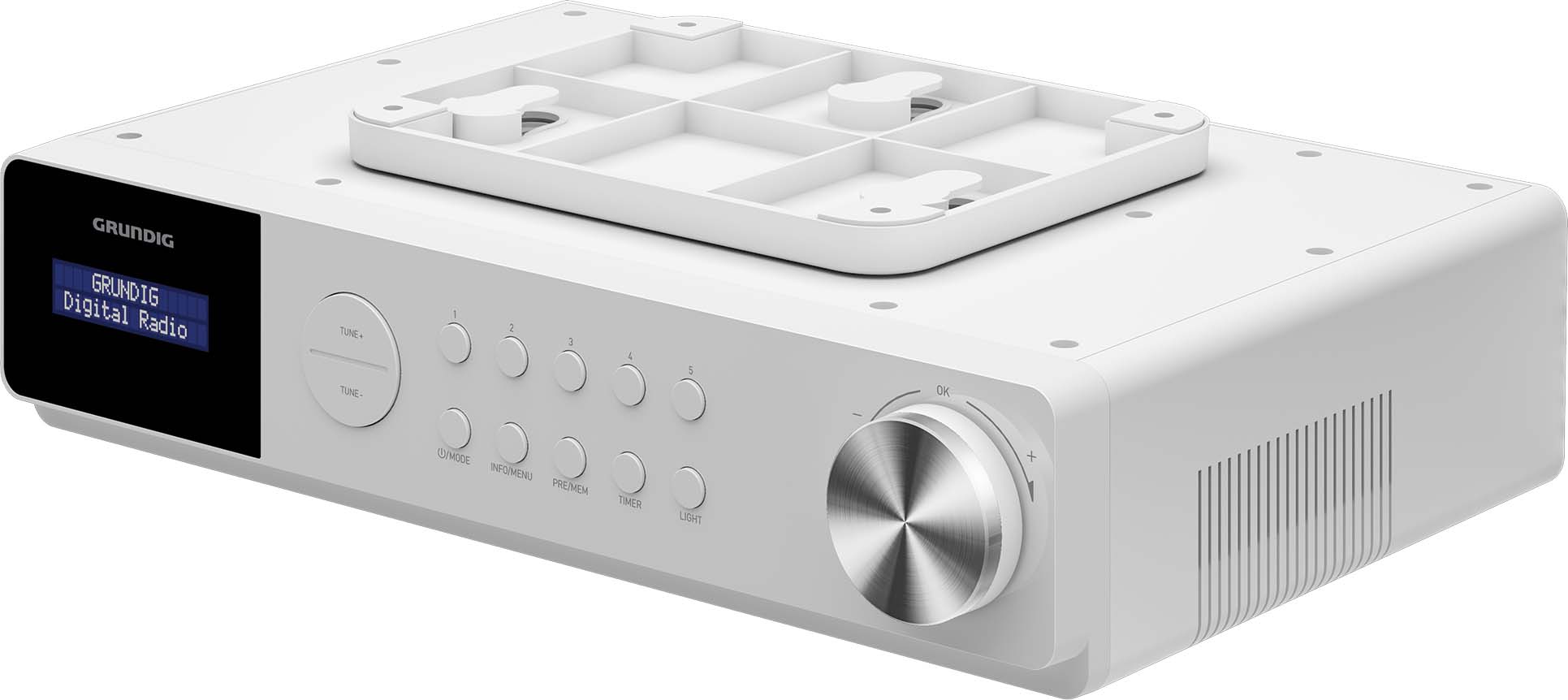 Beko Grundig CE DAB+ Uhrenradio +UB-Zubehör DKR1000BTDAB+ ws