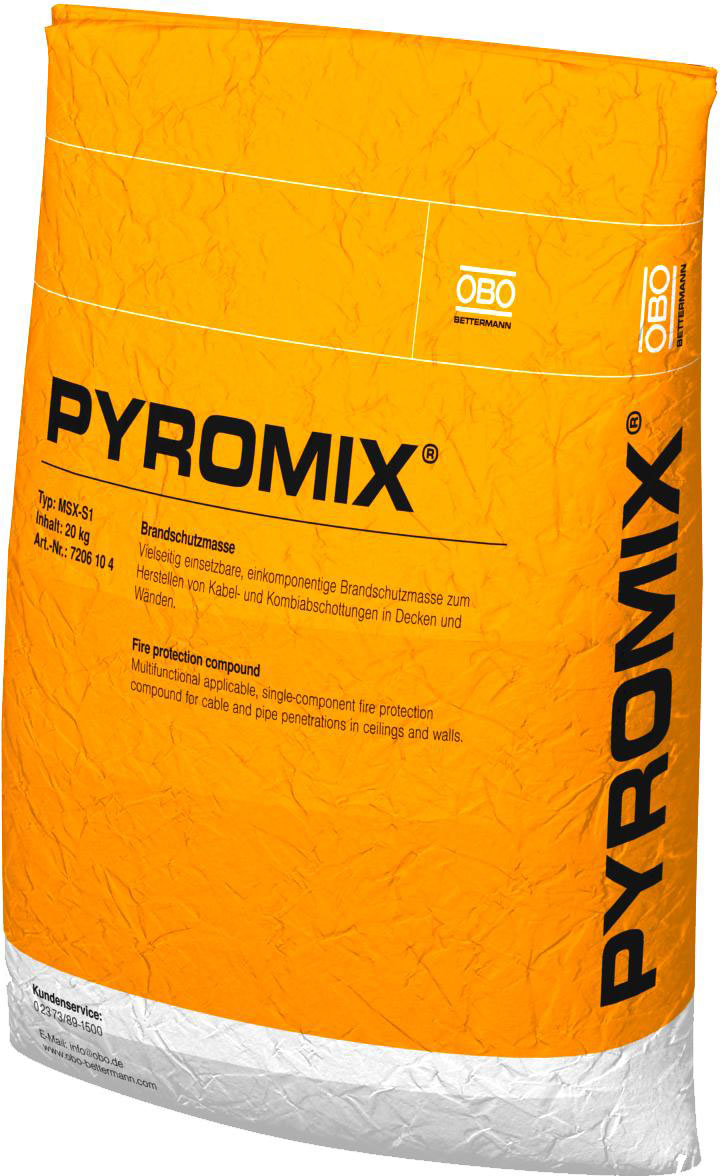 OBO Bettermann Vertr Brandschutzmörtel 20Kg f.Kombischott MSX-S1 OBO Bettermann Vertr Brandschutzmörtel 20Kg f.Kombischott MSX-S1