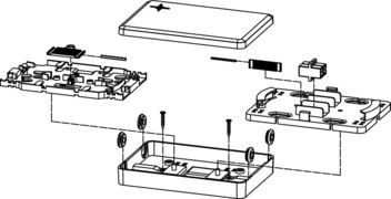 Telegärtner Micro-Spleißbox m.1xSpleisska.Tele 100022200