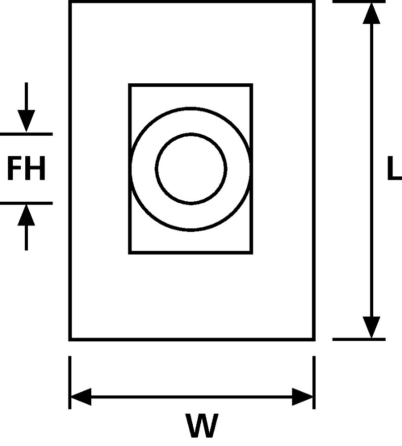 100 STK HellermannTyton Befestigungssockel LKC-N66-BK-C1