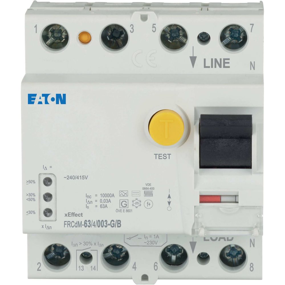 Eaton (Moeller) FI-Schalter 63A 4p 30mA FRCDM-63/4/003-G/B