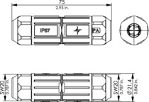 Telegärtner Kabelverbinder IP67 VM-Pro 8-8 Cl.FA 100007547