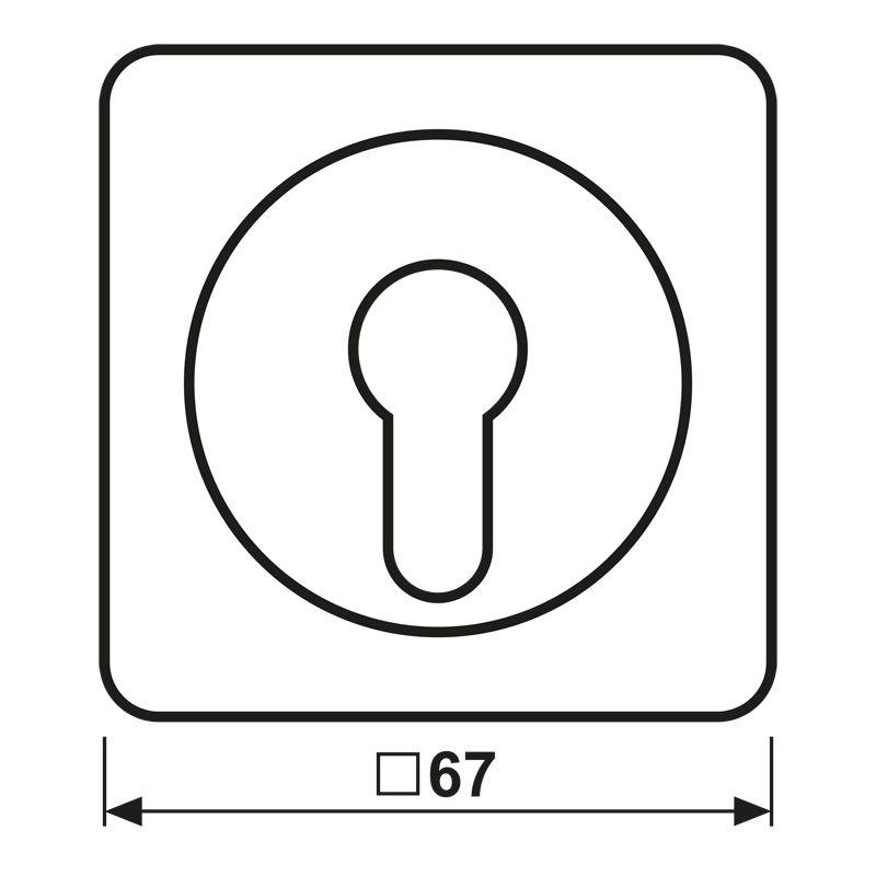 Jung Abdeckung aws für Schlüsselschalt. CD 528 WW