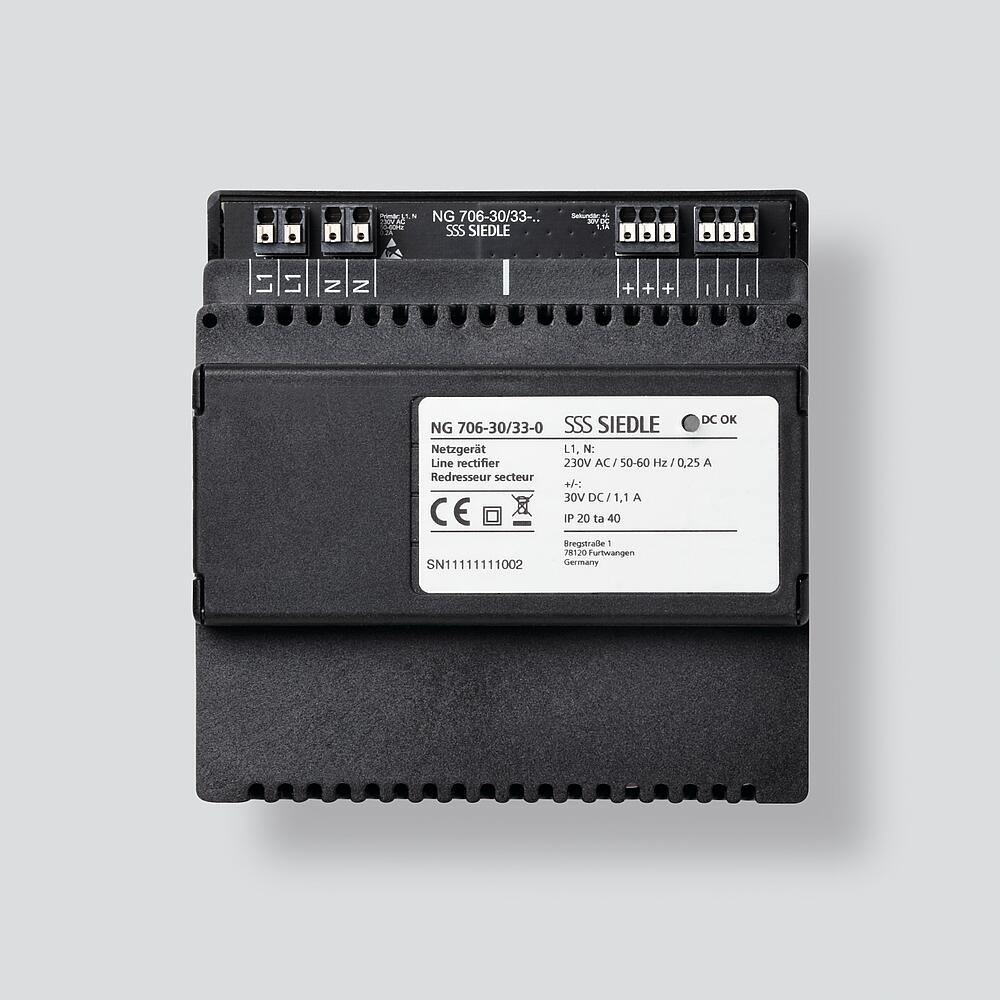 Siedle&Söhne Netzgerät Schwarz NG 706-30/33-0