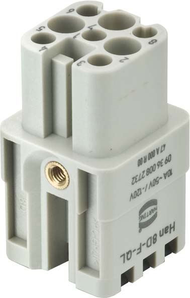 Harting Han 8D-F Quick Lock 0,3 - 1,5qmm 09360082732