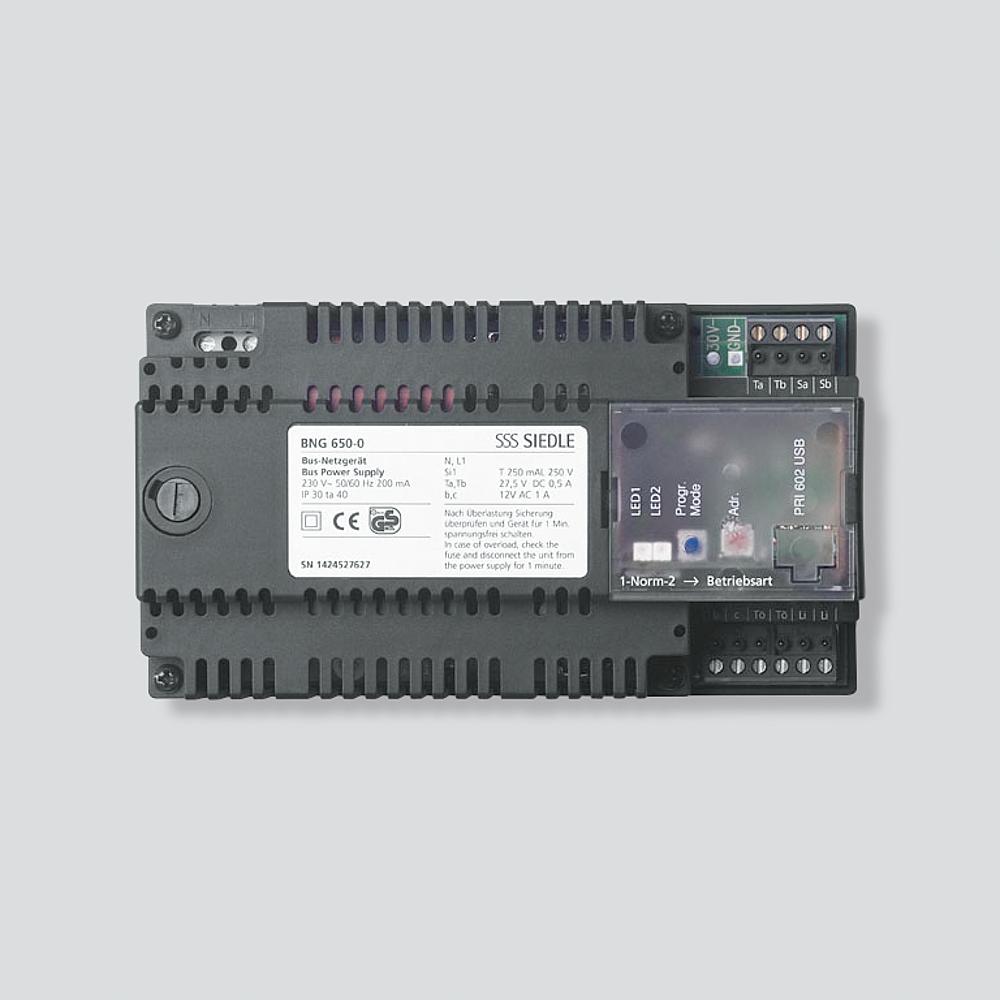 Siedle&Söhne Bus-Netzgerät f.In-Home-Bus Audio BNG 650-0 DE