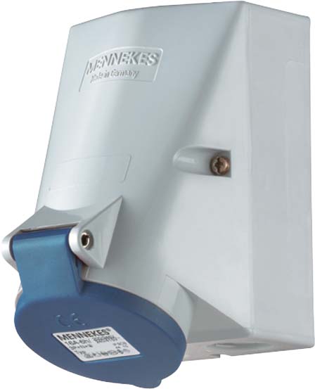 Mennekes Wanddose TwinCONTACT 32A,3p,6h,230V,IP44 420