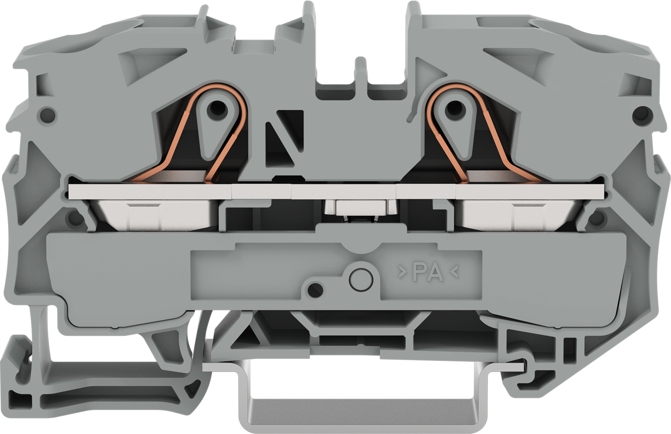 WAGO GmbH & Co. KG Durchgangsklemme gr 2L 1p TS35 2016-1201