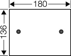 Hensel Montageplatte 4mm stark,f.KG 9003 KG MP 03