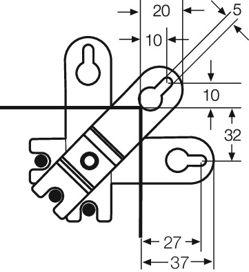 Hensel ENYSTAR-Außenlaschen 4 Stück FP AL 40 (VE4) Hensel ENYSTAR-Außenlaschen 4 Stück FP AL 40 (VE4)
