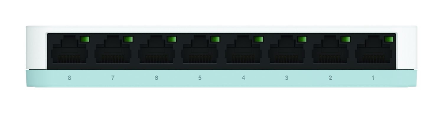 DLink Deutschland 8-Port Switch Desktop 10/100/1000 Mbit DGS-1008D/E