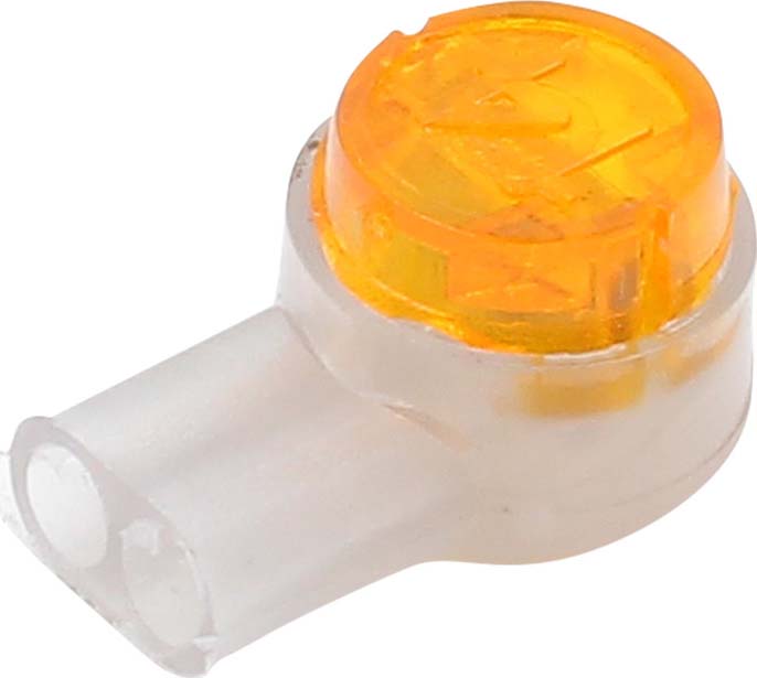 100 STK CobiNet Einzeladerverbinder 0,4 - 0,9mm orange 103859
