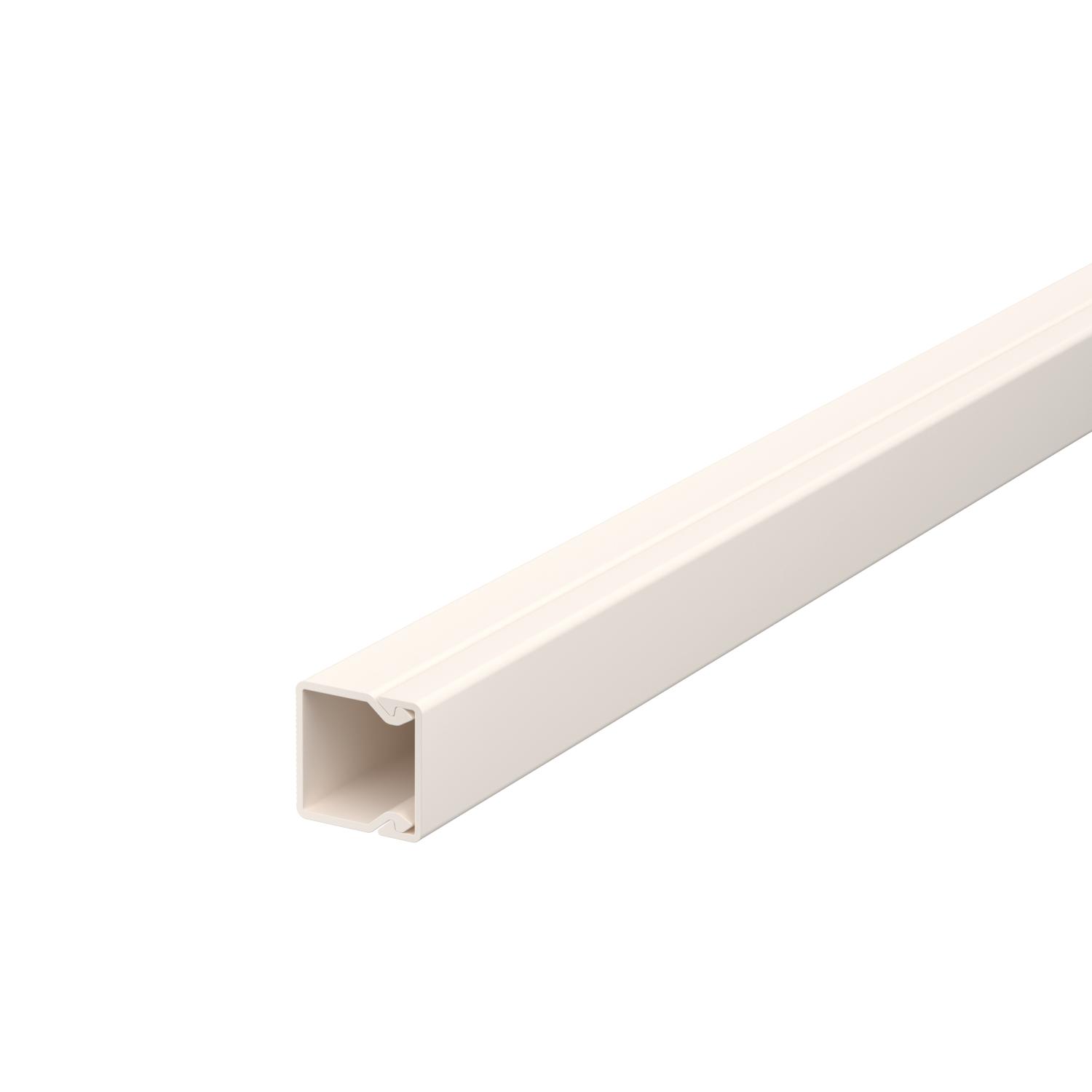 2 M OBO Bettermann Vertr Wand+Deckenkanal m.Obert. 15x15mm,PVC WDK15015CW