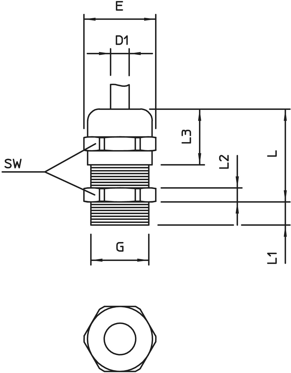 OBO Bettermann Vertr Ms-Verschraubung M25 V-TEC VM25 MS