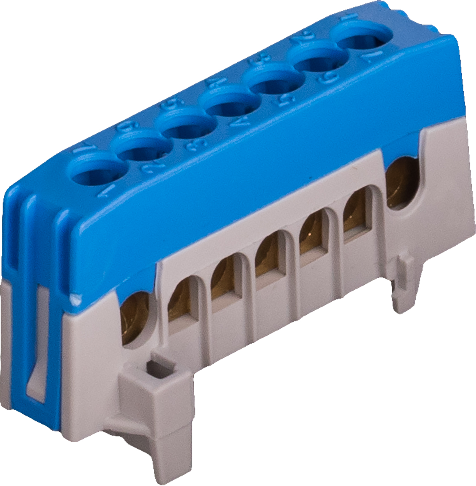 Pollmann Nullleiterklemme blau N7-F2 BL