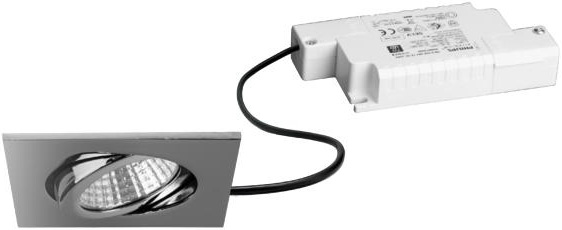 Brumberg Leuchten LED-Einbaustrahler 3000K chrom dimm. 39365023