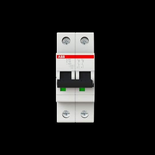 ABB Stotz S&J Sicherungsautomat 6kA 10A C 2p S202-C10