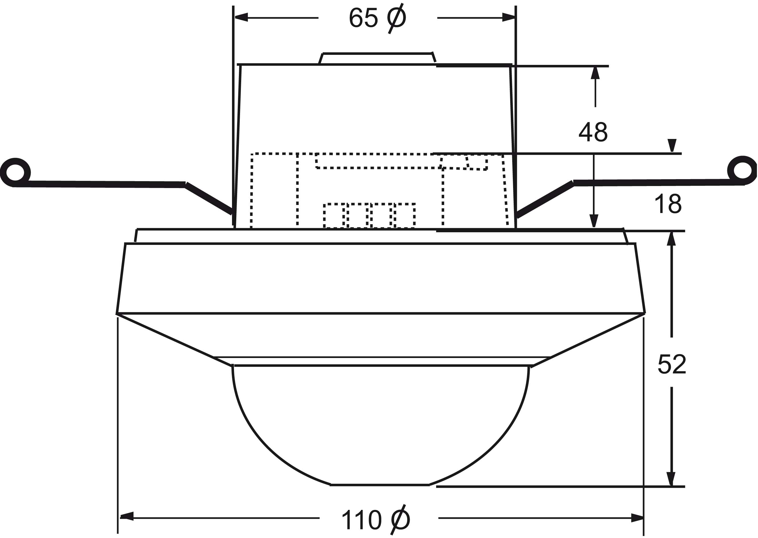 Busch-Jaeger Wächter Präsenz tech BasicLINE Korridor w 6818 U