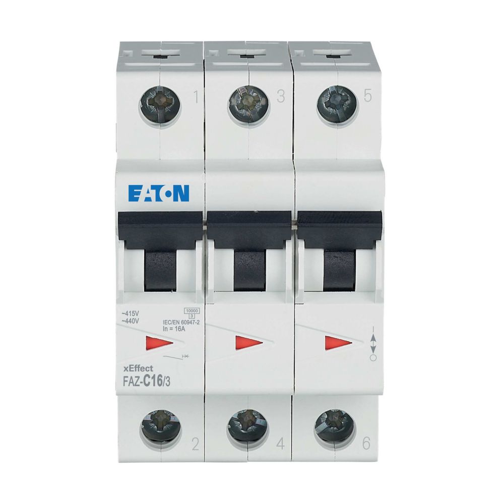 Eaton (Moeller) Leitungsschutzschalter C 16A, 3p FAZ-C16/3
