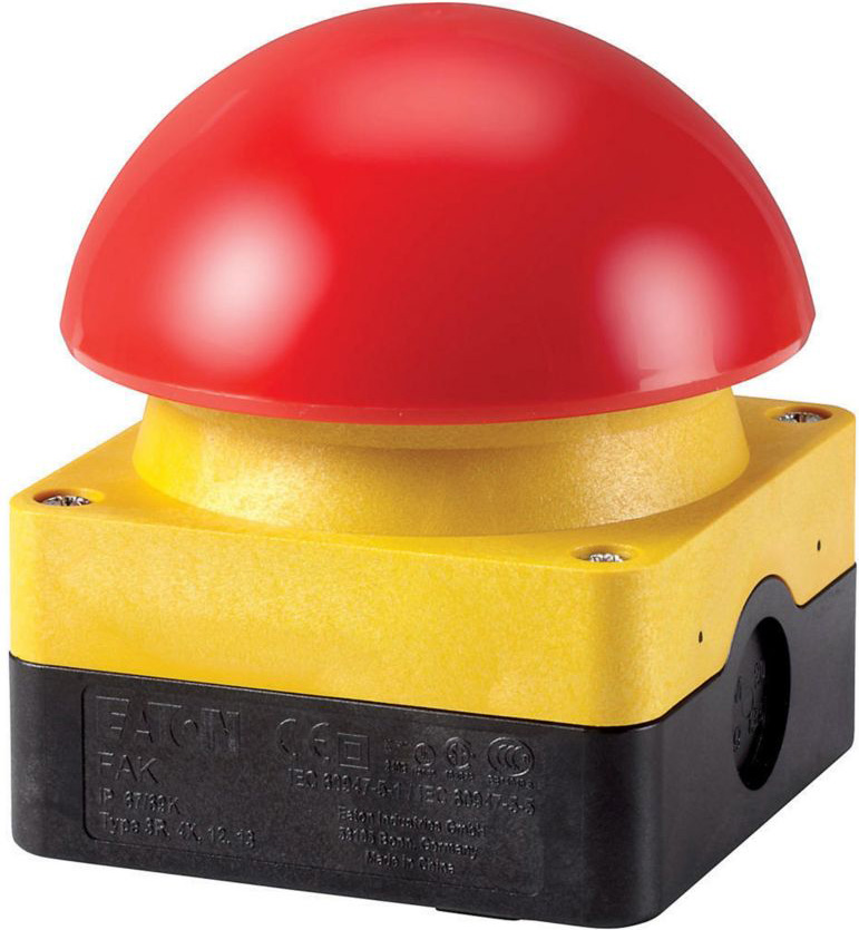 Eaton (Moeller) Fuß-/Grobhand-Taster 2Ö, Rot FAK-R/V/KC02/IY