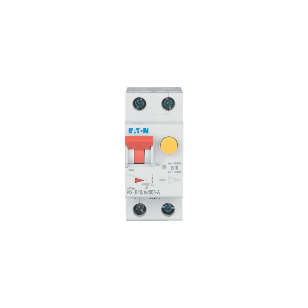 Eaton (Installation) FI/LS-Kombischalter B 10A 1p+N, 30mA PXK-B10/1N/003-A