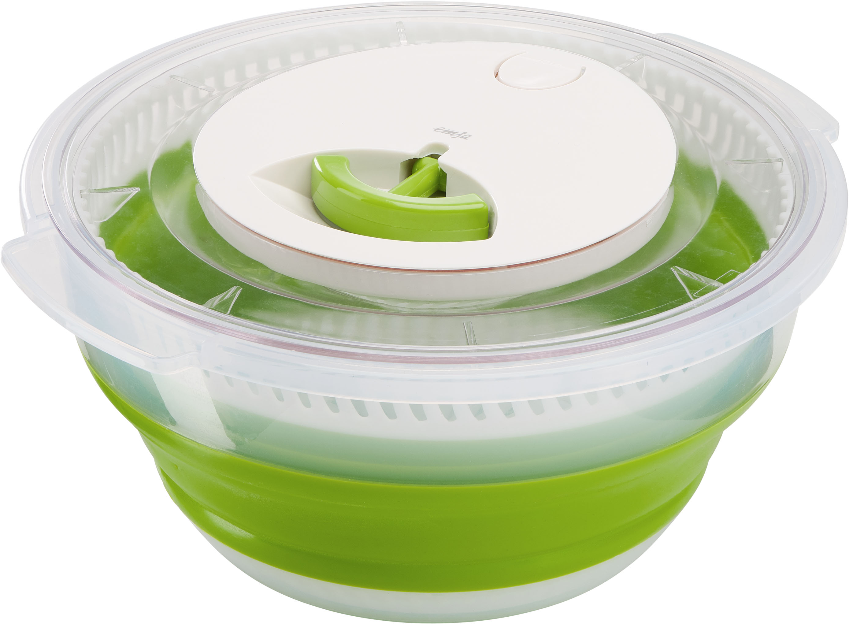 Groupe SEB WMF Falt-Salatschleuder BASIC trans/gn 4L
