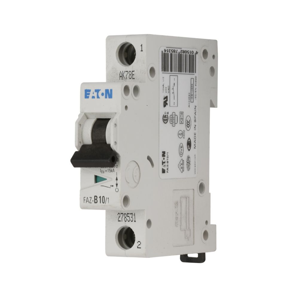 Eaton (Moeller) Leitungsschutzschalter C 2A DC, 1p FAZ-C2/1-DC