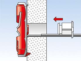 25 STK Fischer Deutschl. Kippdübel DUOTEC 10 S PH 539025