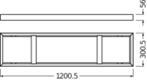 Ledvance LED-Panel Montagekit ws PANEL1200SURFACE MOU