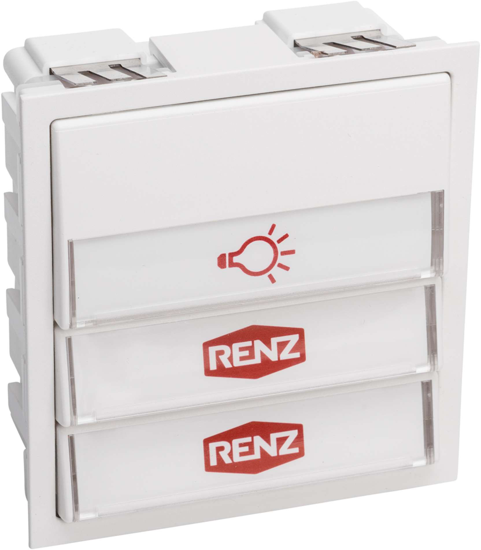 Renz Metallwaren. Komb.Klingel/Lichtmodul 97-9-85275 ws
