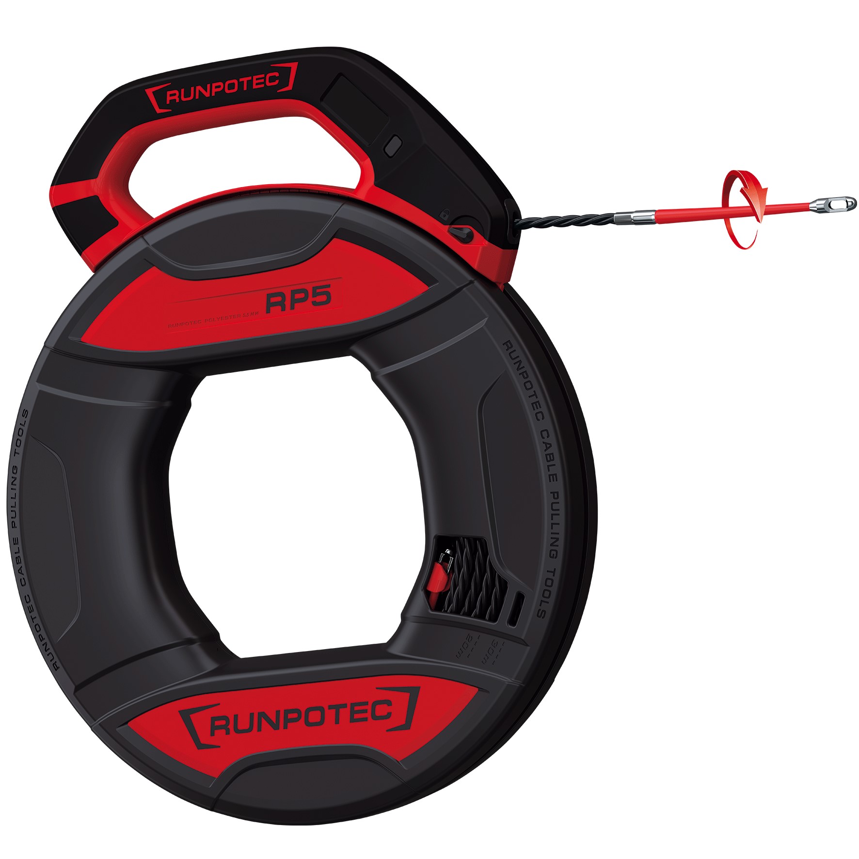 Runpotec RP5 Kabeleinziehband - 20m für Rohrdm 16-40 mm 10013