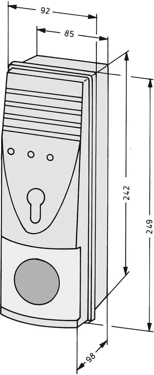 Assa Abloy effeff Steuer-Terminale mit Zylinder 1338-20-----F00