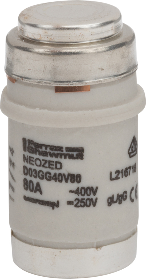 Mersen Sicherungseinsatz NEOZED D03 gR 80A/440V D03GG40V80