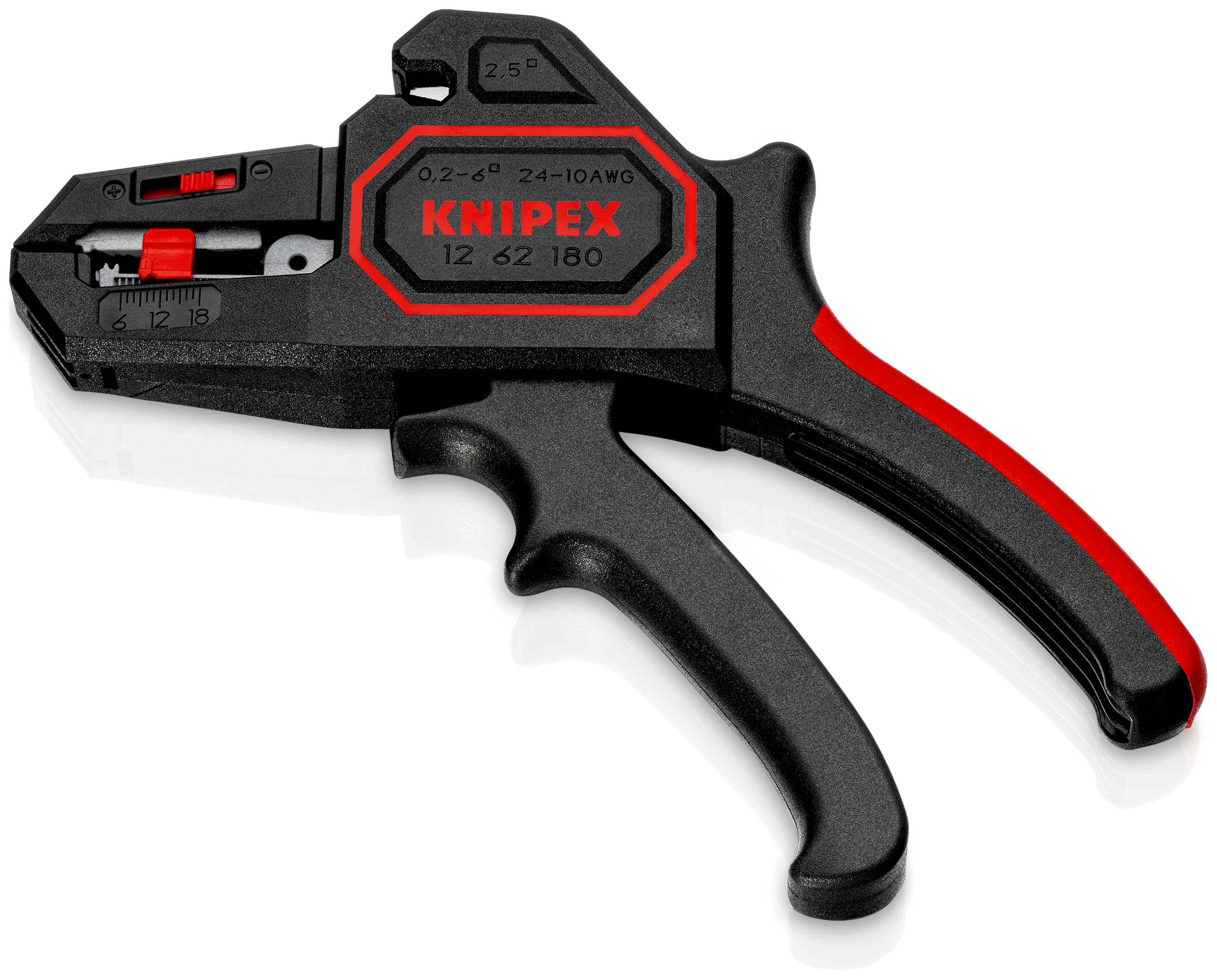 Knipex-Werk Abisolierzange automatisch, 180mm 12 62 180 SB