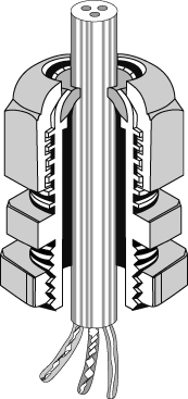 Hensel Anbaukabelstutzen ASS 25