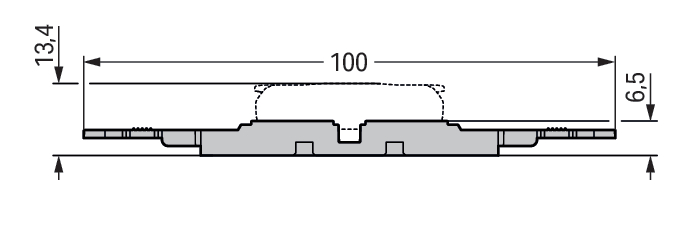 WAGO GmbH & Co. KG Befestigungsadapter mit Zugentlastung 221-2503