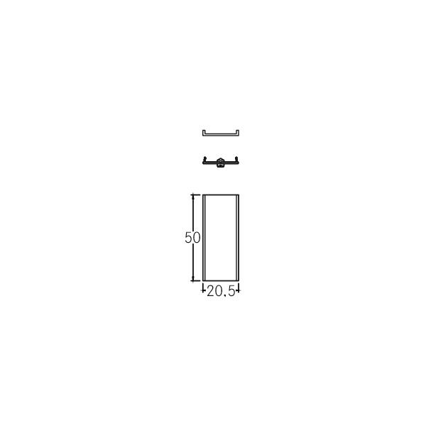 Brumberg Leuchten Verbindungsstück inkl. Bohrung 4,5mm 53007000