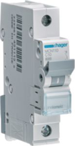 Hager Leitungsschutzschalter 1pol. C-10A, 6kA MCN110