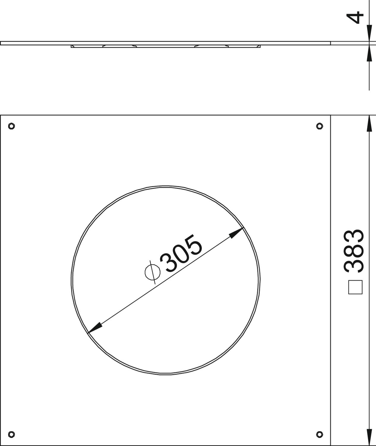 OBO Bettermann Vertr Montagedeckel 350-2/3 für R9 DUG 350-3 R9