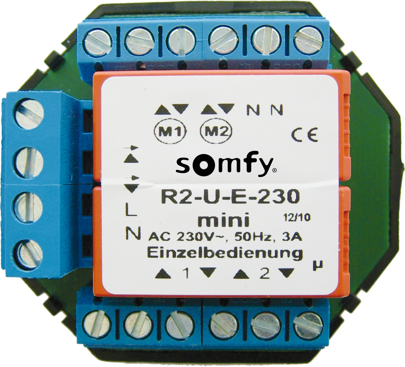 Somfy Trennrelais UP f. zwei Antriebe TR2-U-E-230 mini