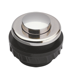 Grothe Klingeltaster rund 11,5mm Knopf Ni, Hülse Ni PROTACT 370 NI