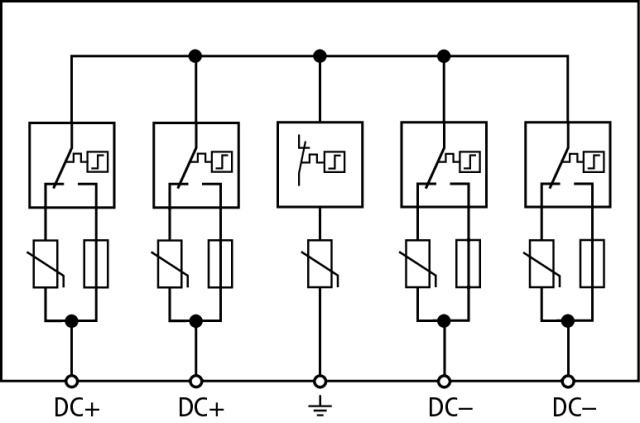 DEHN Überspannungs-Ableiter Typ 2 DEHNcube DCU YPV SCI 1000 2M