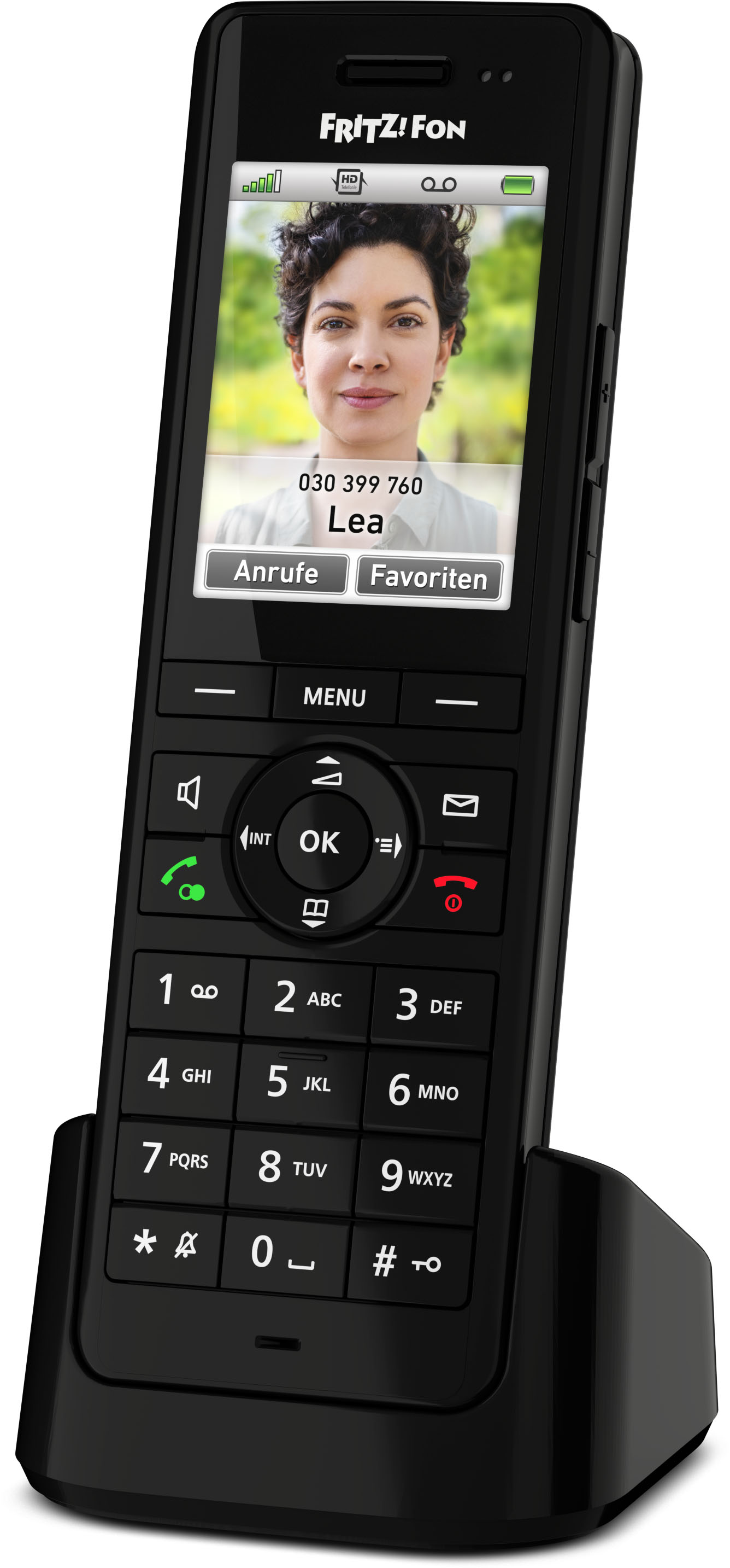 FRITZ! DECT Telefon FRITZ!Fon X6 schwarz