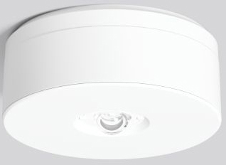 RZB Zimmermann LED-Sicherheitsleuchte 8h Anbau, MD air, ws 672527.002.F1