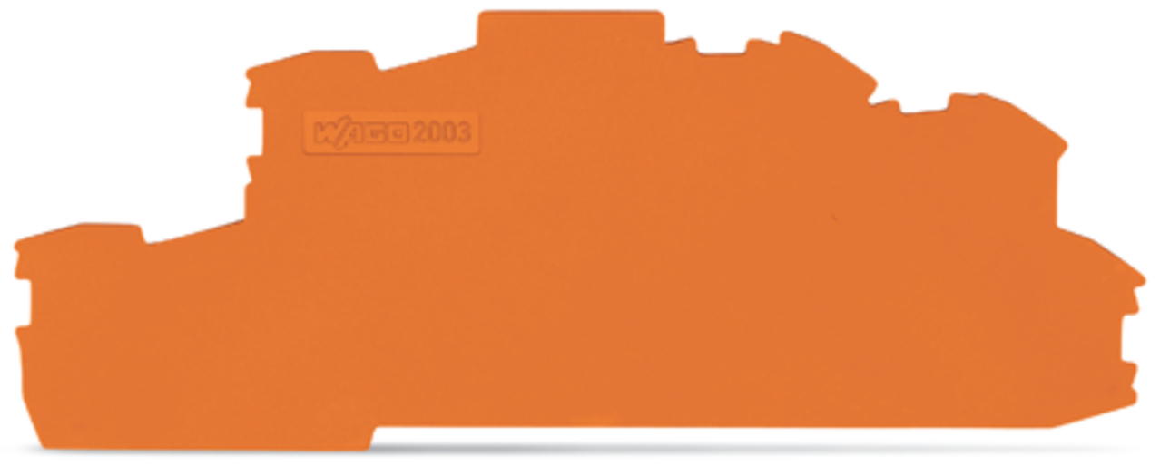 WAGO GmbH & Co. KG Abschluss-/Zwischenplatte 0,8 mm dick orange 2003-6692