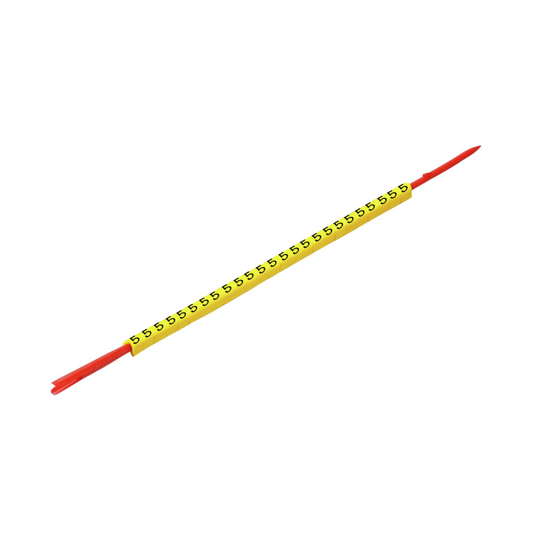 10 STK Weidmüller Leitermarkierer m.Montagedorn CLI R 02-3 GE/SW A