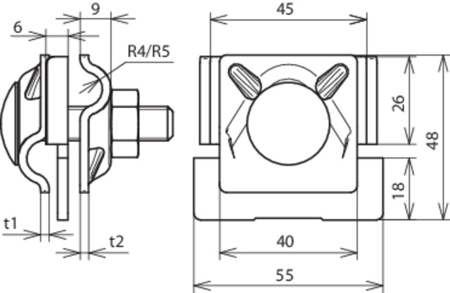 DEHN Falzklemme St/tZn 0,7-10mm FKMV810KBF0710STTZN